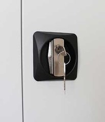 Ключевой замок для шкафов серии ШК и ШМР, с поворотной ручкой