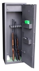Збройовий сейф Safetronics IVETA 5РМ (двостінний на 5 стволів)